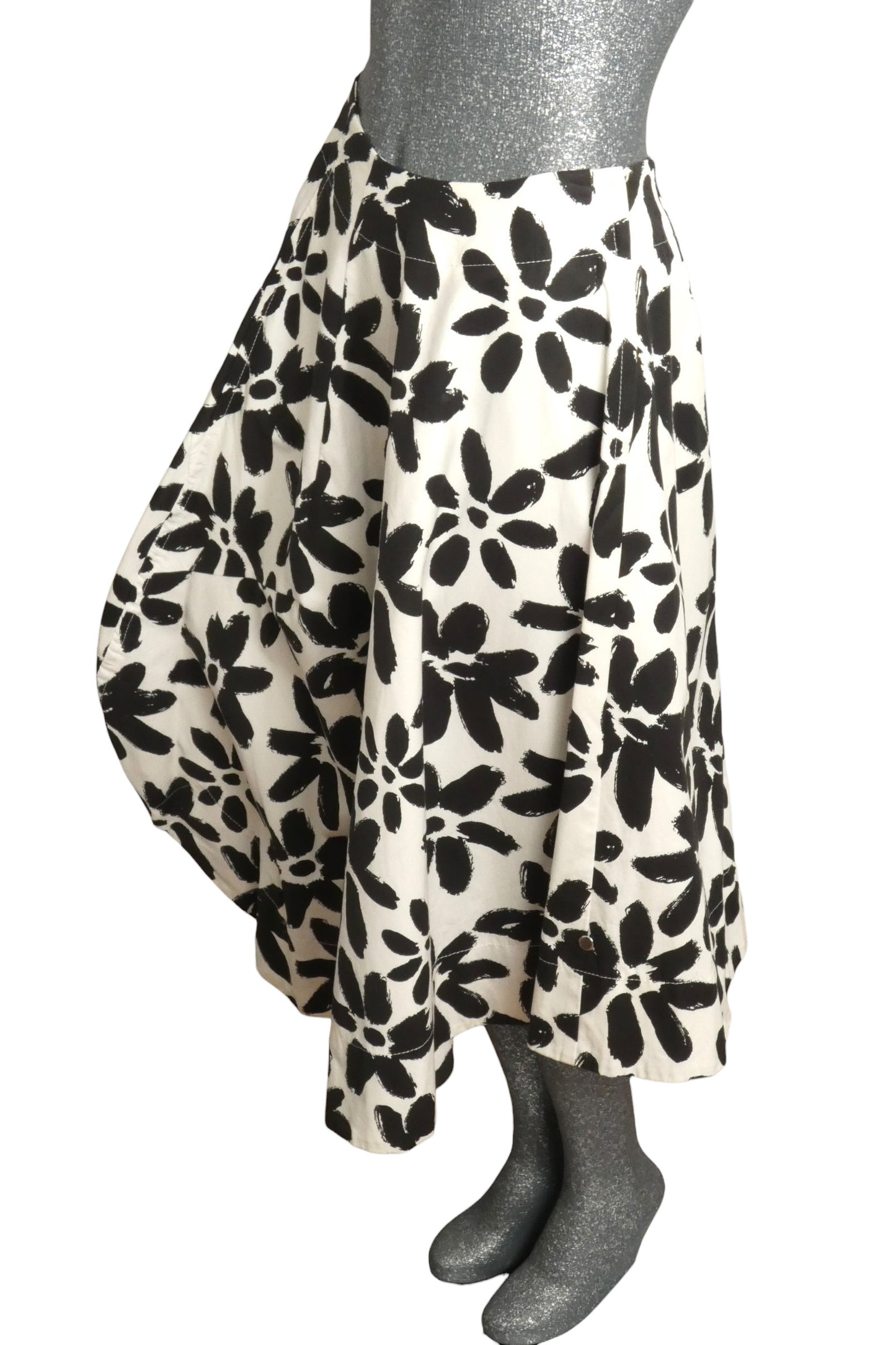COMME des GARÇONS - 2011 Cotton Floral Skirt, Size Small