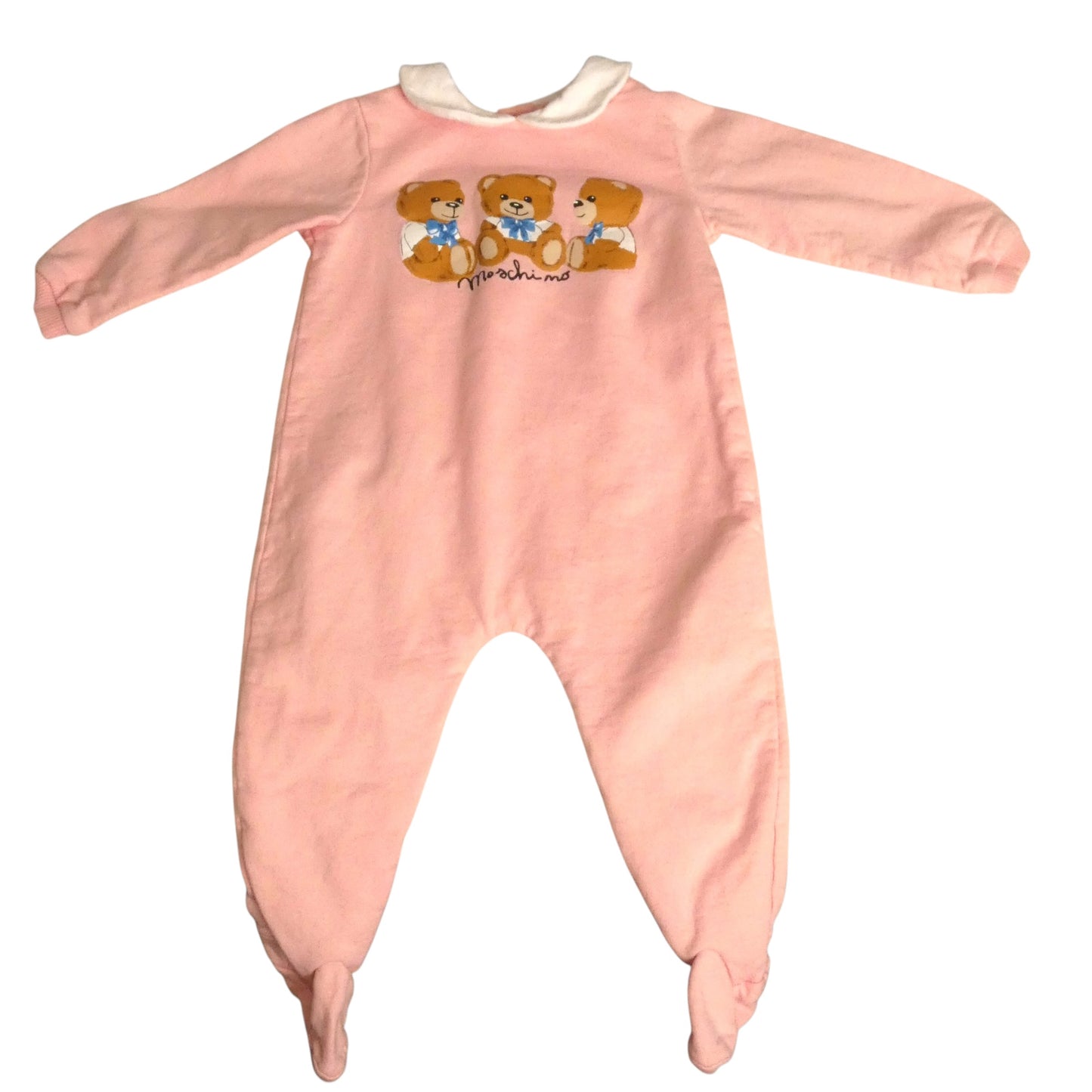 MOSCHINO BABY - Pink Cotton Sleeper, Size- 9 to 12 mos