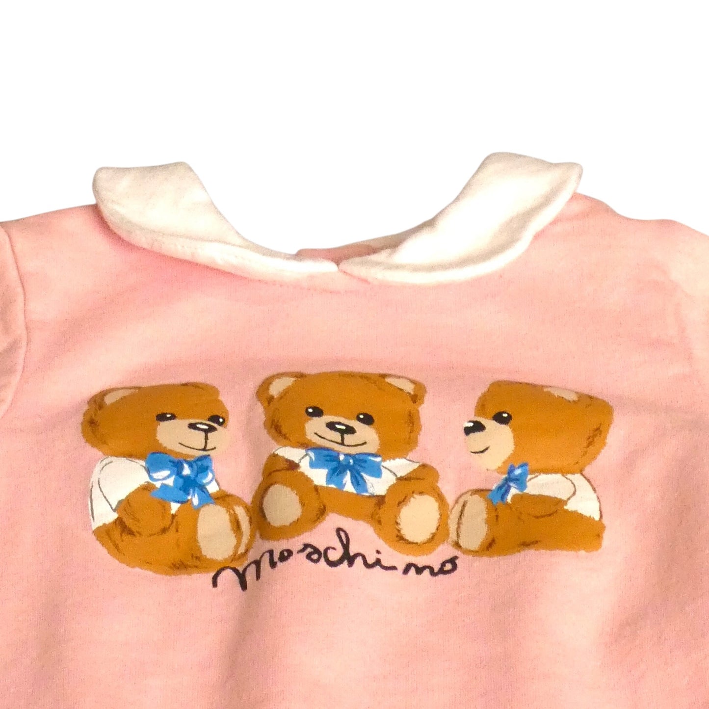 MOSCHINO BABY - Pink Cotton Sleeper, Size- 9 to 12 mos