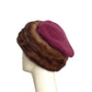 1980s Mink Fur & Knit Hat