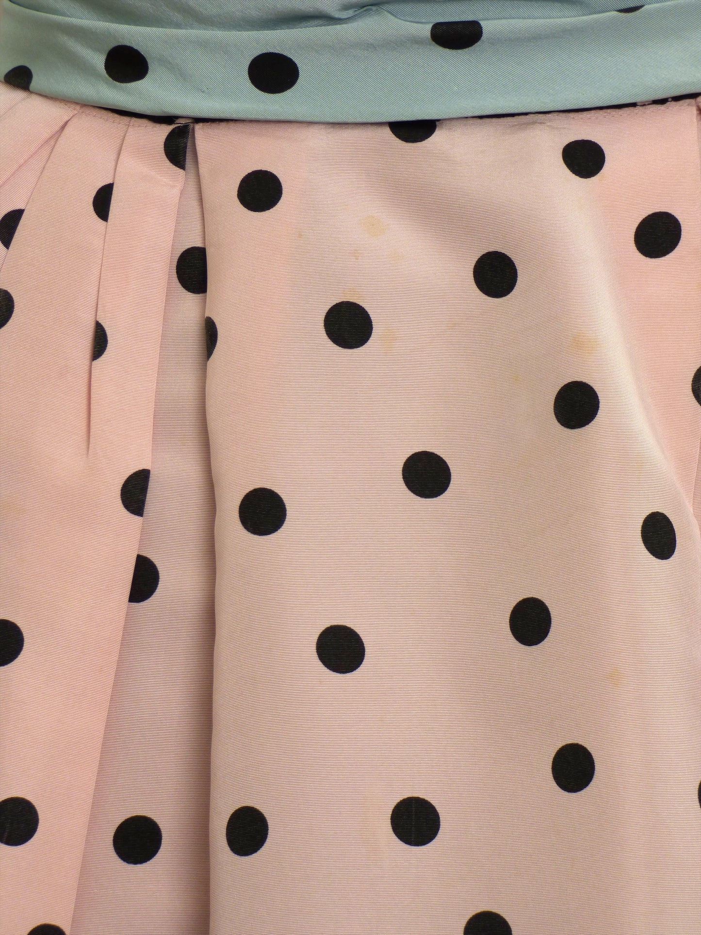 CHANEL-AS IS 1988 Polka Dot Party Dress, Size-4