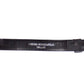 BRENDA SCHOENFELD- 1990s Black Reptile Skin Belt, Waist 33"