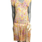 Floral Chiffon Flapper Dress, Size-8