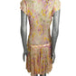 Floral Chiffon Flapper Dress, Size-8
