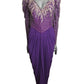 1980s Beaded Jersey Gown, Size 10