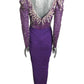 1980s Beaded Jersey Gown, Size 10