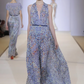 TEMPERLEY LONDON- NWT 2013 Multi Color Chiffon Maxi Dress, Size 4