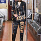 MOSCHINO COUTURE- NWT 2020 Printed Knit Joggers, Size 6