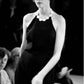 CHRISTIAN FRANCIS ROTH- 1992 Black Linen Halter Dress, Size 4