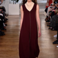2018 NWT Silk Crepe Maxi Dress, Size 6
