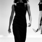 GIANFRANCO FERRE - 1990s Black Wool & Raffia Evening Gown, Size 6