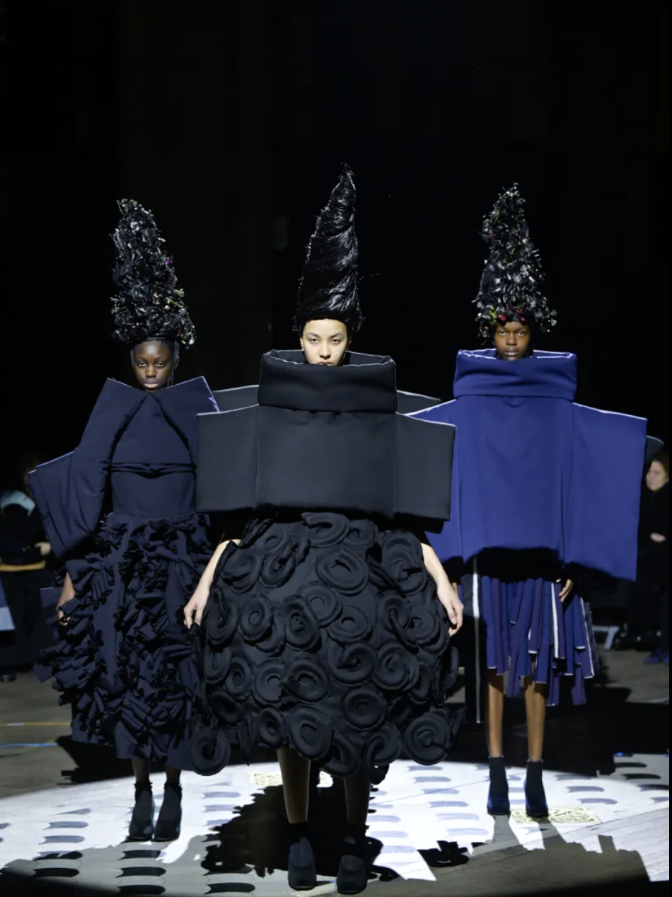 COMME des GARÇONS - 2023 Black Wool Coat, Size Small