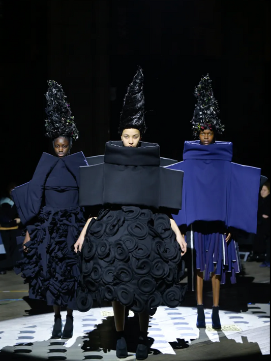 COMME des GARÇONS - 2023 Black Wool Coat, Size Small