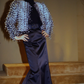 BILL BLASS - 1986 Sequin & Feather Evening Jacket, Size-10