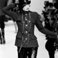 CHANEL BOUTIQUE- 1992 Burgundy Wool Skirt Suit, Size 8