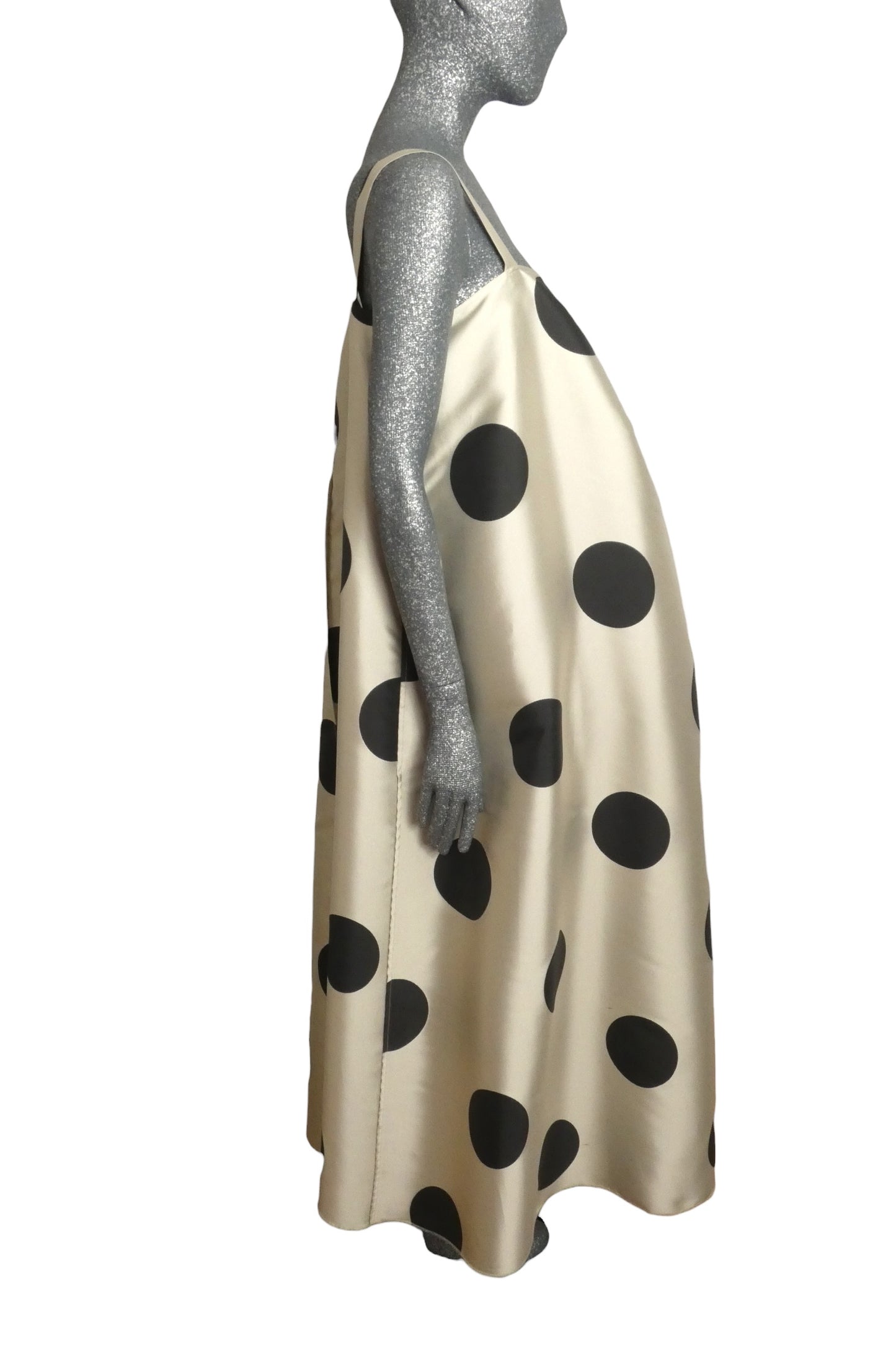 Polka Dot Evening Dress, Size 10