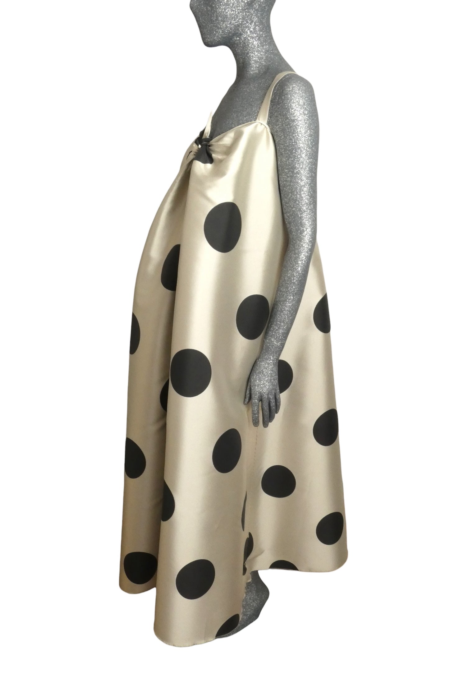 Polka Dot Evening Dress, Size 10