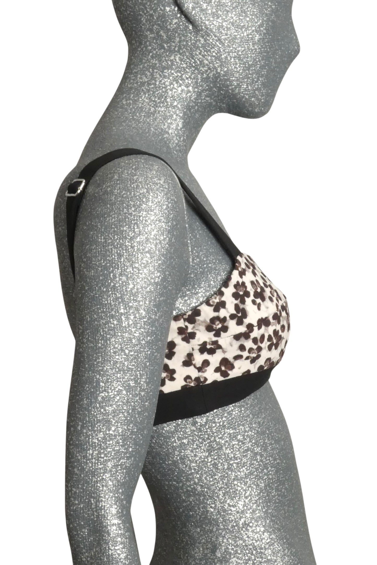 Floral Print Bra Top, Size 4
