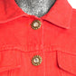 VERSACE JEANS COUTURE - 1990s Red Denim Jacket, Size-8