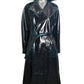 ALAIA - 2023 Patent Coated Wool Overcoat, Size-8