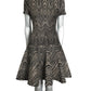 ALAIA - Zebra Stripe Knit Dress, Size-10