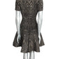ALAIA - Zebra Stripe Knit Dress, Size-10