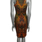 ALEXANDER MCQUEEN - 2010 Leopard Print Knit Dress, Size Medium