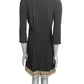 AZZARO - 2004 Metal Fringe Crepe Dress, Size 8