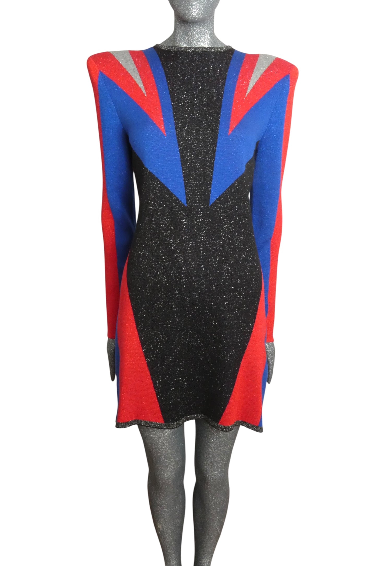 BALMAIN X PUMA - 2019 Multi Color Knit Dress, Size XLarge