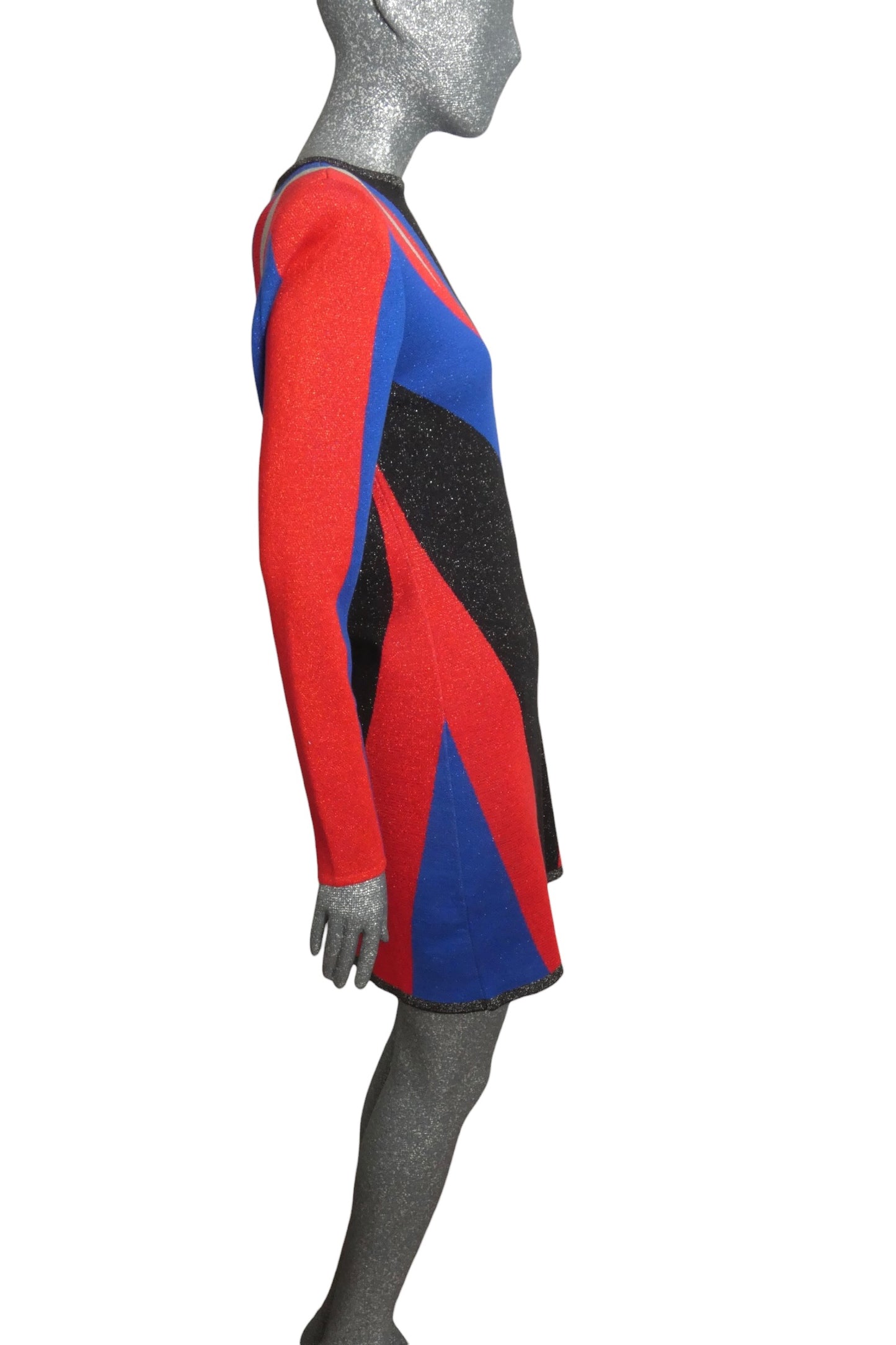 BALMAIN X PUMA - 2019 Multi Color Knit Dress, Size XLarge