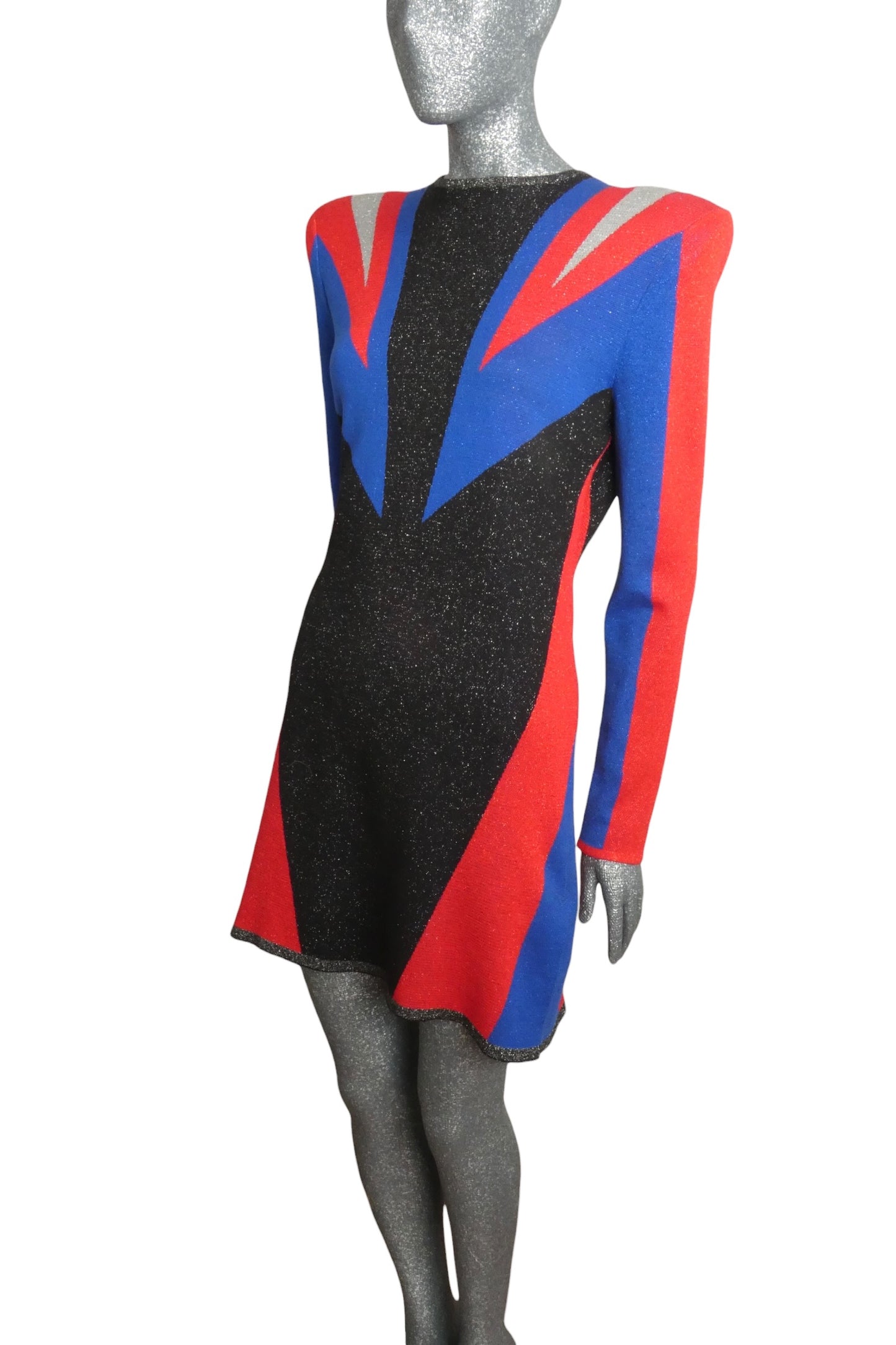 BALMAIN X PUMA - 2019 Multi Color Knit Dress, Size XLarge
