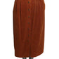 BETSEY JOHNSON & MICHAEL MILEA - 1970s Brown Corduroy Ensemble, Size-6