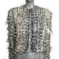 BILL BLASS - 1986 Sequin & Feather Evening Jacket, Size-10