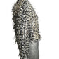BILL BLASS - 1986 Sequin & Feather Evening Jacket, Size-10
