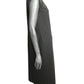MR. BLACKWELL - 1960s Beaded Grey Wool Knit Dress, Size-8