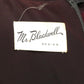 MR. BLACKWELL - 1960s Beaded Grey Wool Knit Dress, Size-8