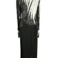 BOB MACKIE - 1980s Beaded Crepe Evening Gown, Size-12
