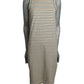 BRUNELLO CUCINELLI - 2020s Cotton Stripe Knit Dress, Size Small