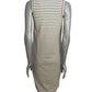 BRUNELLO CUCINELLI - 2020s Cotton Stripe Knit Dress, Size Small