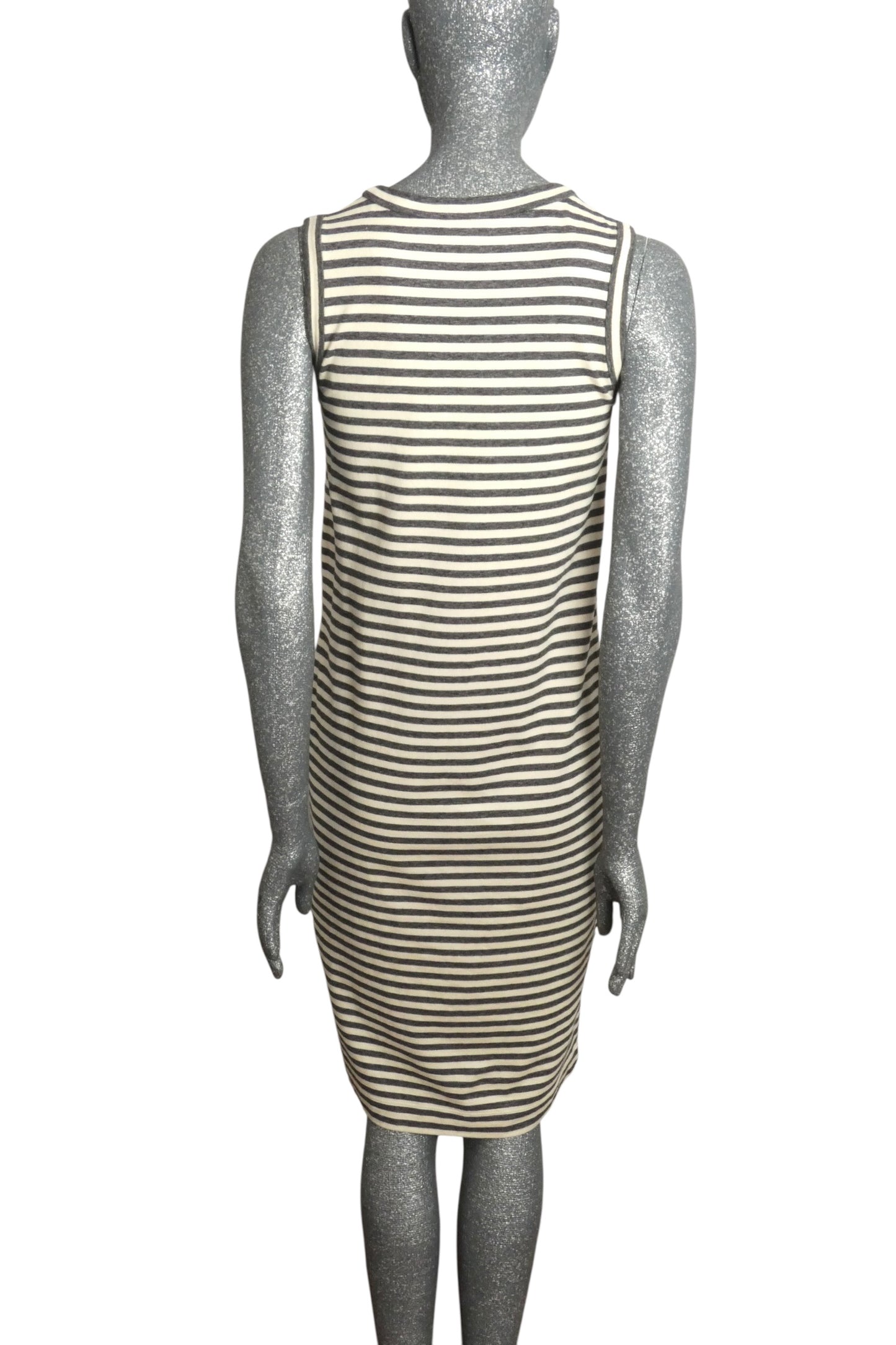 BRUNELLO CUCINELLI - 2020s Cotton Stripe Knit Dress, Size Small