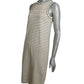 BRUNELLO CUCINELLI - 2020s Cotton Stripe Knit Dress, Size Small