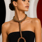 PIERRE CARDIN - 1998 Multi Color Tube Raffia Necklace