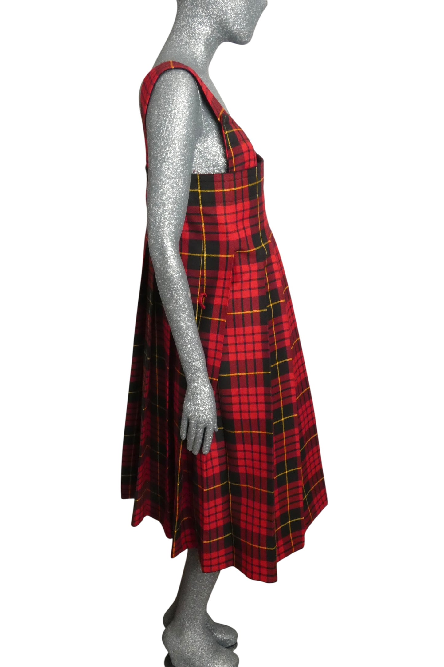 COMME DES GARCONS - 2016 Wool Plaid Wrap Jumper, Size-Small