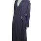 CELINE - Navy Wool Gabardine Over Coat, Size-14