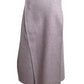 CELINE - 2014 Lavender Wool Wrap Skirt, Size 6