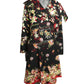 CHRISTIAN LACROIX - Asymmetrical Embroidered Coat, Size-8