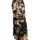 CHRISTIAN LACROIX - Asymmetrical Embroidered Coat, Size-8