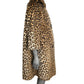 1960s Faux Leopard Print Coat, Size-8