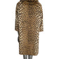 1960s Faux Leopard Print Coat, Size-8