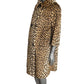 1960s Faux Leopard Print Coat, Size-8